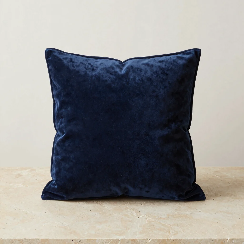 Slate Velvet Cushion